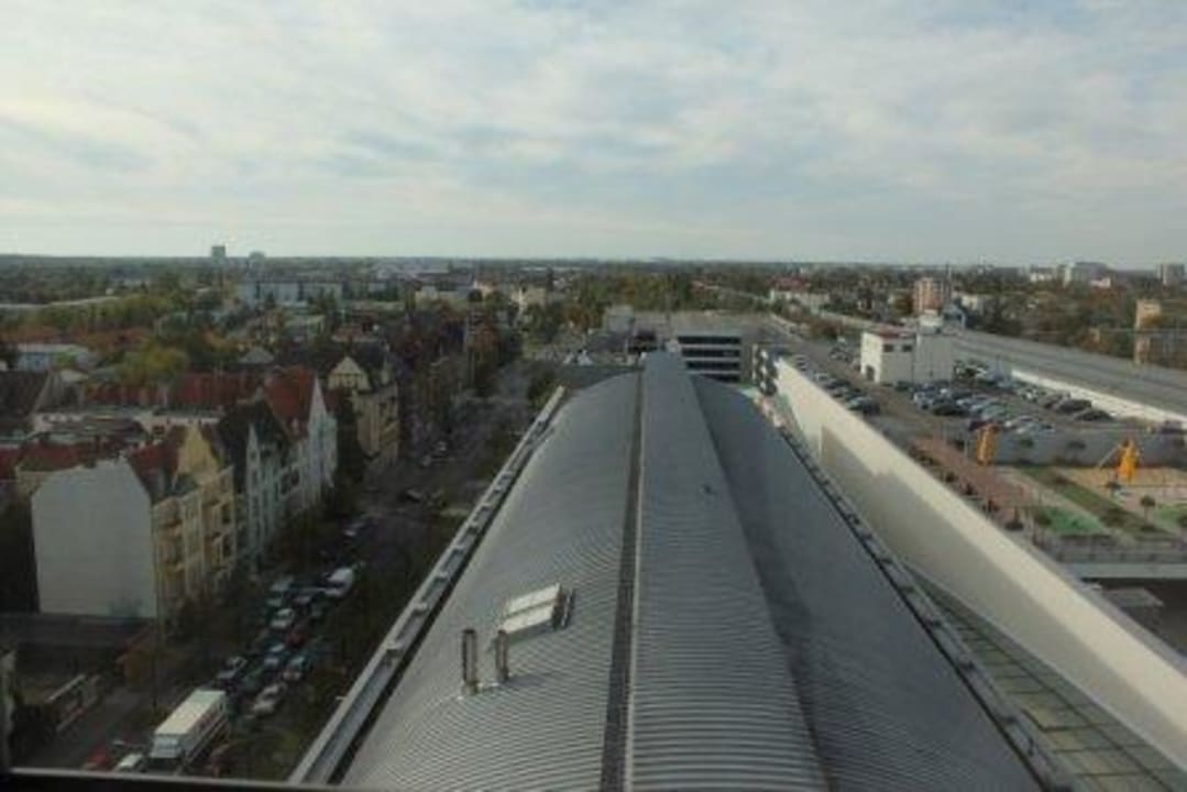 Ausblick vom Fenster zur Stadt Ibis Hotel Berlin Spandau