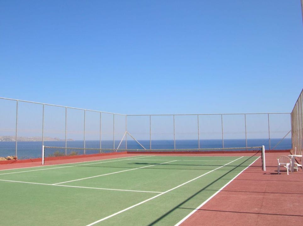 Tennisplatz mit wahnsinnigem Ausblick Mitsis Rodos Village