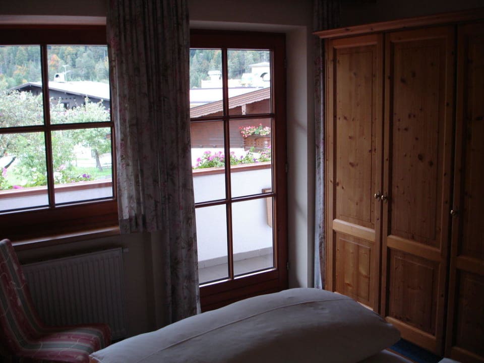 Schlafzimmerbalkon Sonnenhof Genusshotel & Appartements