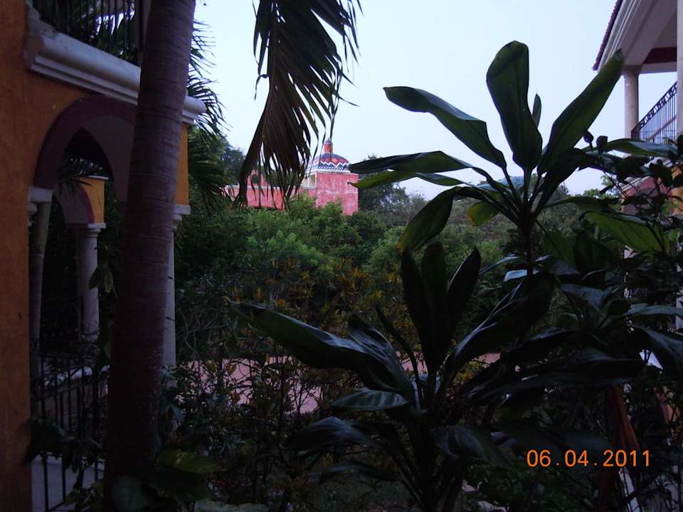 Blick vom Balkon Ecotel Quintana Regia