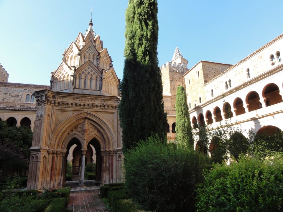 Innenhof Hospedería de Real Monesterio