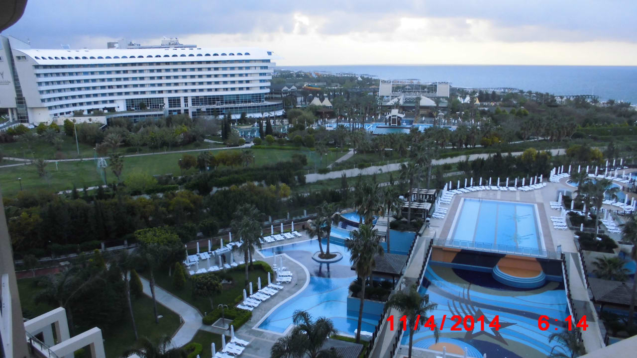 Blick aus dem6.Stock Fame Residence Lara & Spa