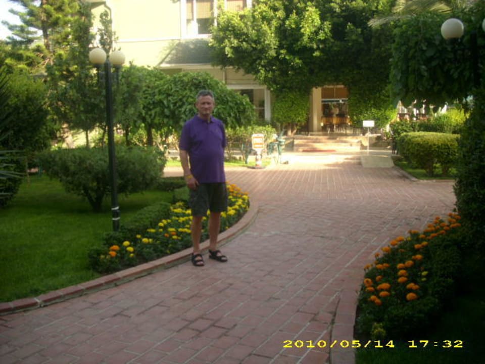 Weg zum Restaurant Hotel Gardenia Beach