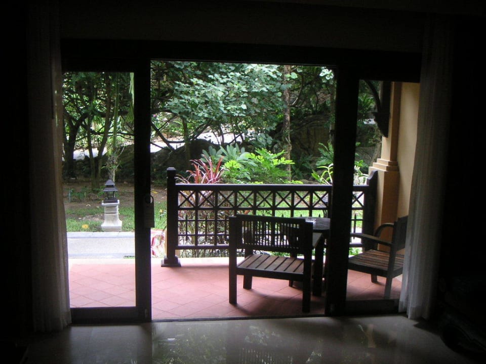 Blick aus dem Zimmer The Fair House Beach Resort