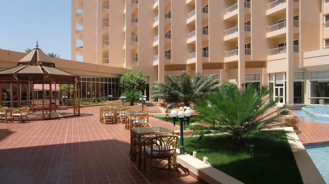 Im Innenhof kann man verweilen Marriott Hurghada Beach Resort