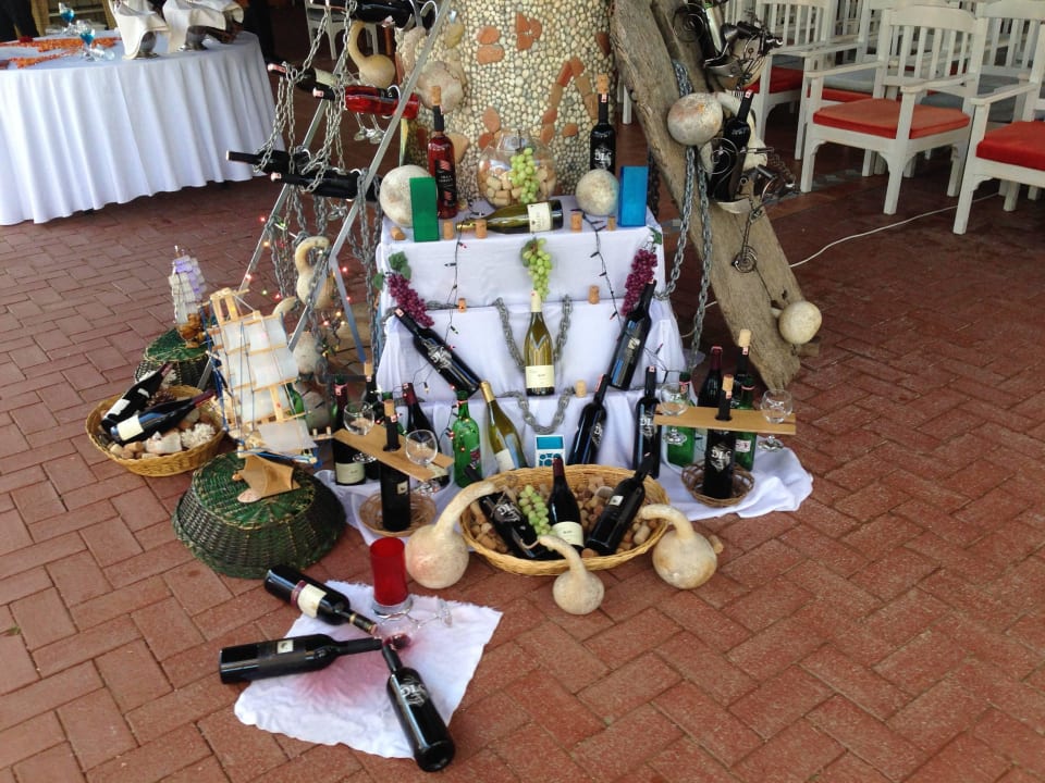 Schöne Deko für den Fischabend Hotel Defne Garden