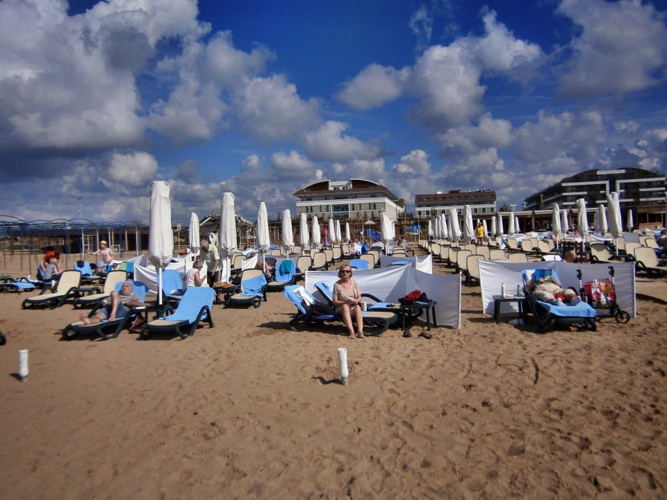Blick zum Hotel  Sentido Trendy Verbena Beach
