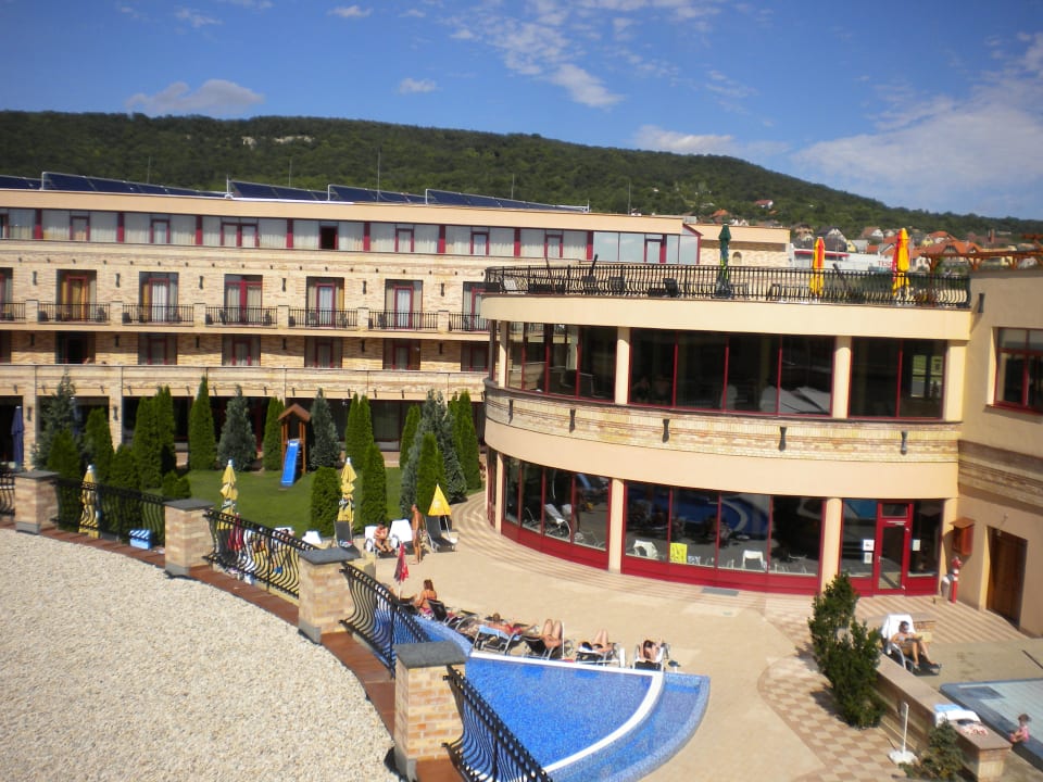 View from our room (no. 2260) Hotel Kapitany Wellness