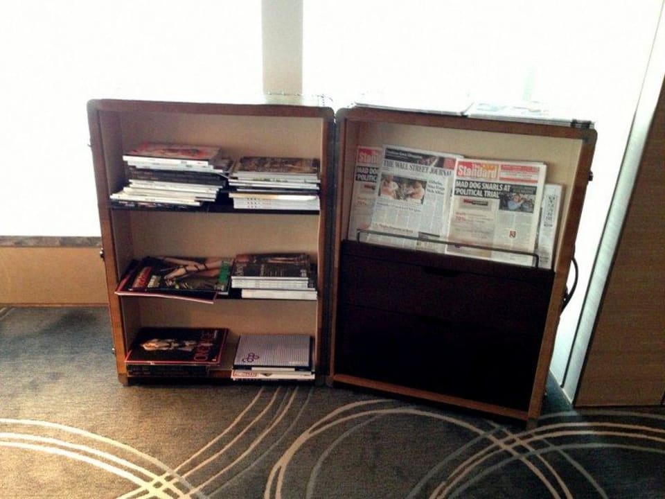 Club Lounge Leseauswahl Hotel The Ritz-Carlton Hongkong