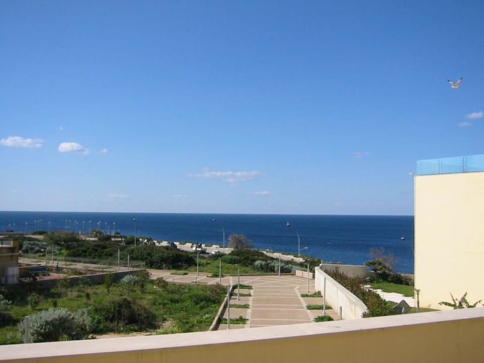 Blick aus Zimmer mit seitlichem Meerblick Smy Carlos V Wellness & Spa Alghero