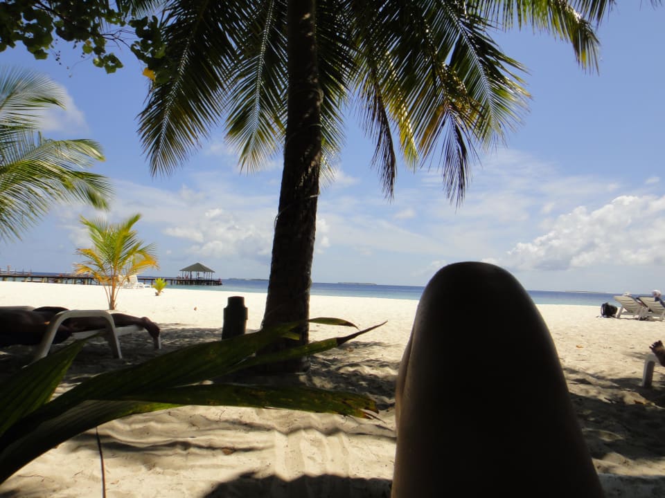 Nord- & Hauptstrand beim Pool Adaaran Select Meedhupparu Island Resort - Premium All Inclusive