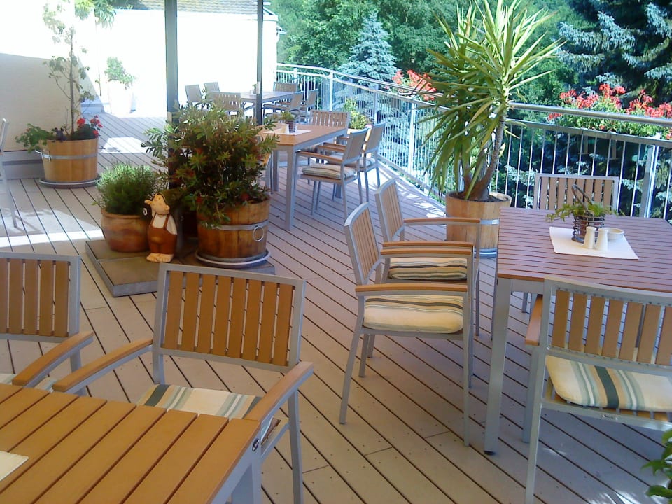 Terrasse Muldenschlösschen Hotel Muldenschlösschen