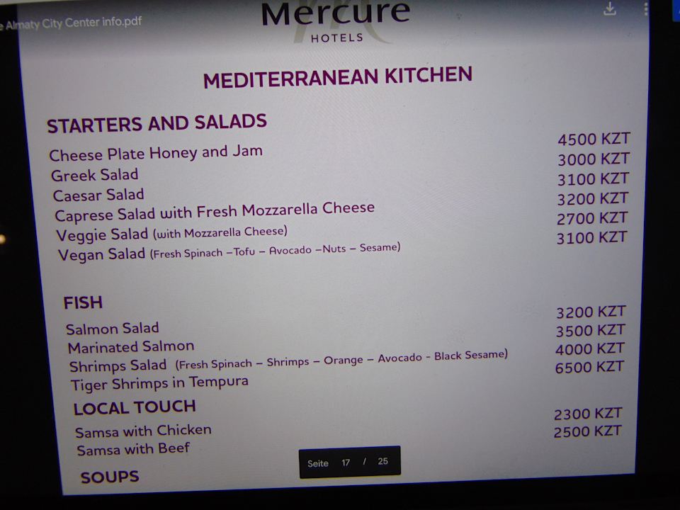 Gastro Mercure Almaty City Center