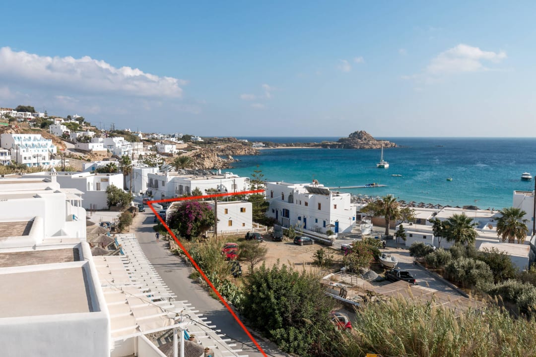 Weg zum Strand Myconian Ambassador