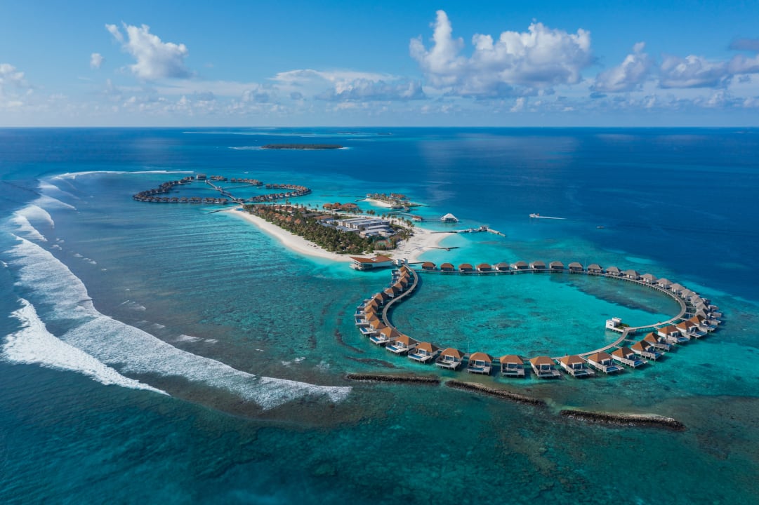Außenansicht Radisson Blu Resort Maldives