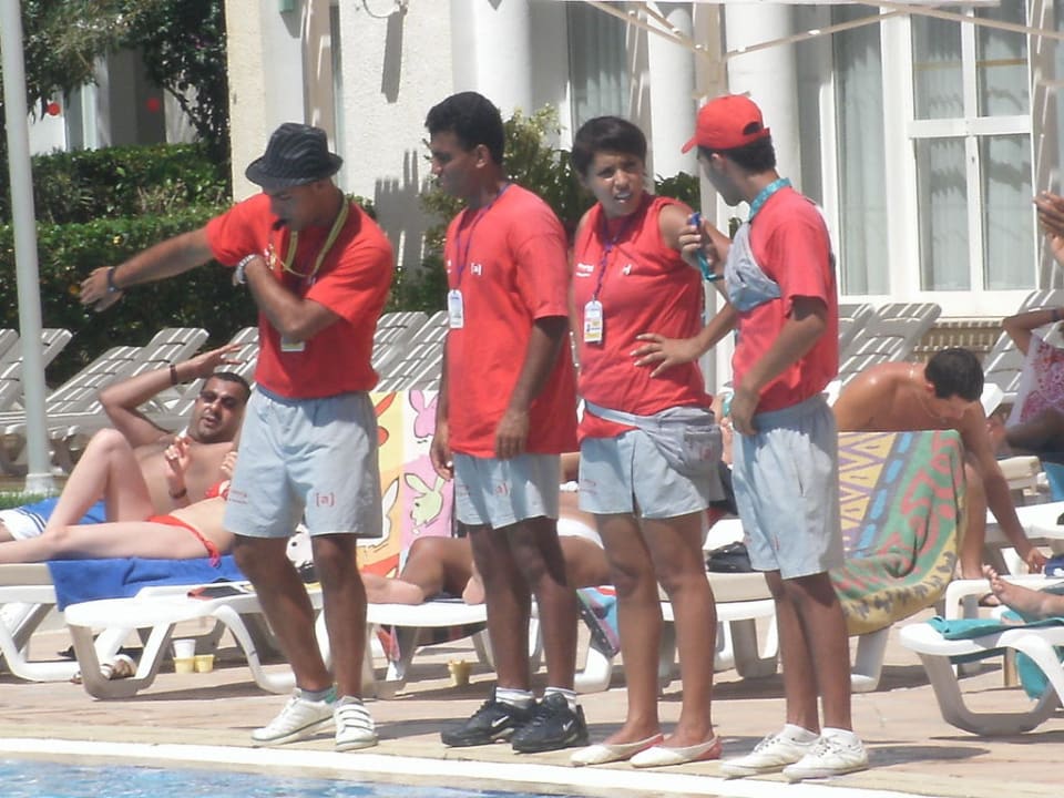 Ein Teil vom Animationsteam El Mouradi Hammamet