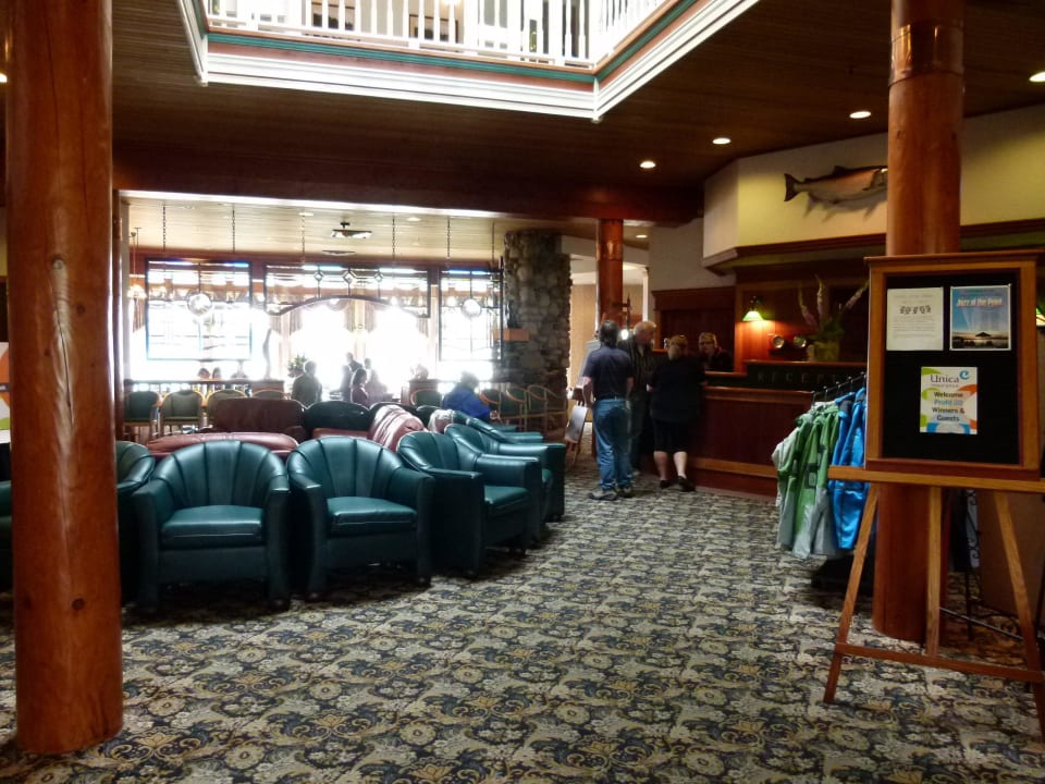 Eingangsbereich Hotel Painter's Lodge