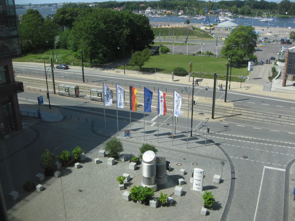 Blick aus dem Zimmer ScanHotels City Rostock