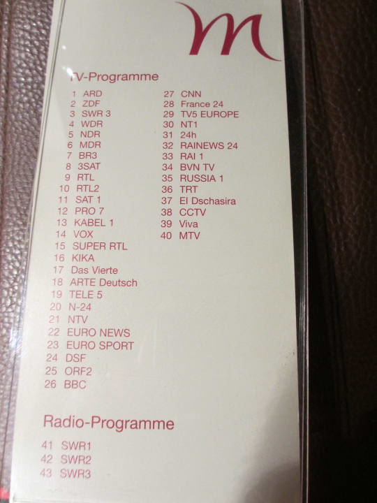 FS-Liste (leider nicht aktuell und stimmend) Mercure Hotel Stuttgart Airport Messe
