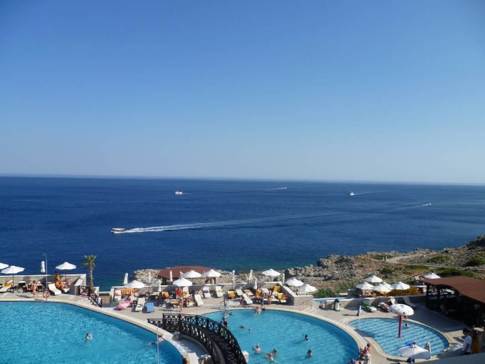 Ausblick aus Zimmer 687 Hotel Kalithea Horizon Royal
