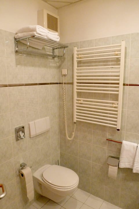 Handtuchtrockner, leider nicht regulierbar Hotel Cechie Praha
