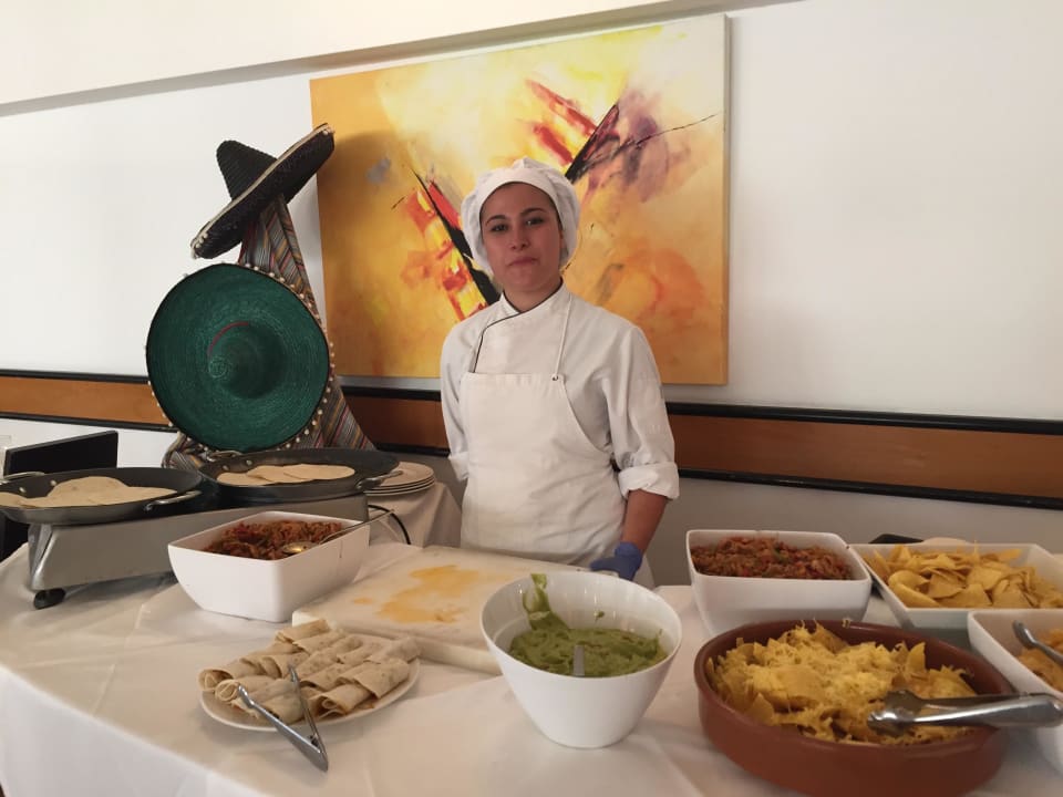 Fajitas frisch zubereitet Hotel & Spa S'Entrador Playa