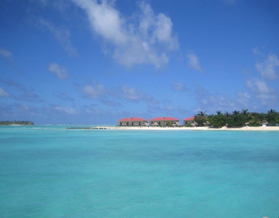 Aufnahme vom Steg aus Summer Island Maldives