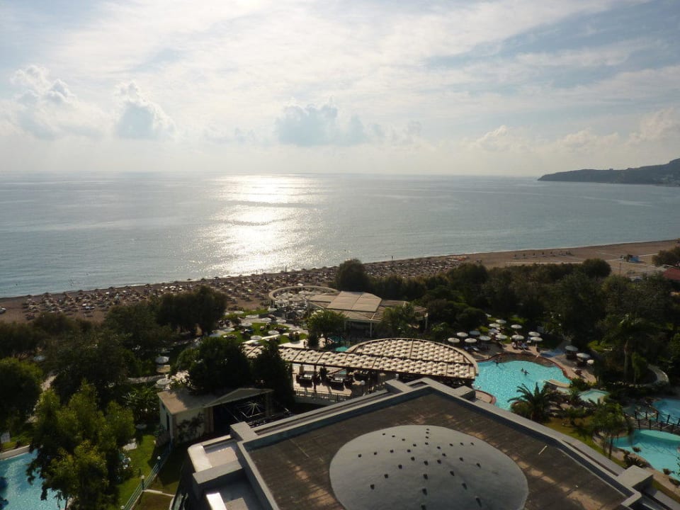 Blick auf das Meer vom Calypso Beach Hotel Calypso Beach