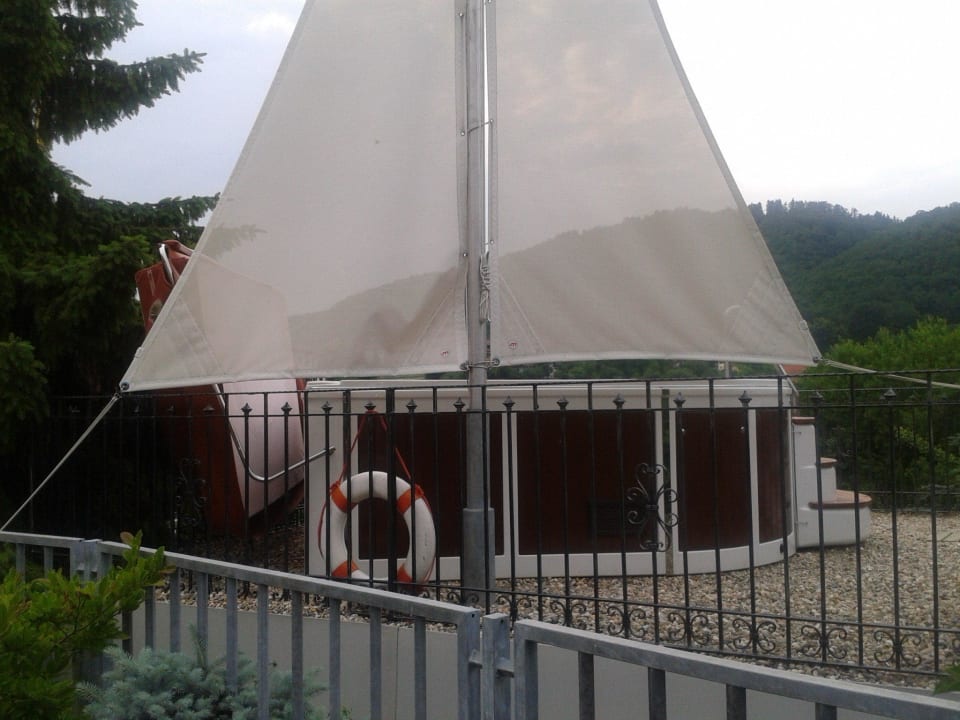 Outdoor Whirlpool Schlössl Hotel Kindl