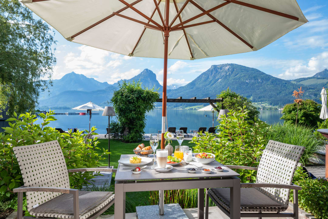 Gartenanlage Hotel Seevilla Wolfgangsee