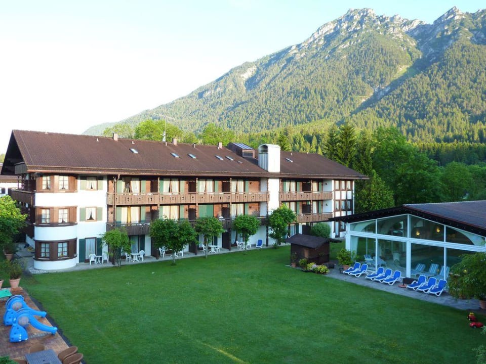 Innenhof, Garten Obermühle Alpin SPA Resort