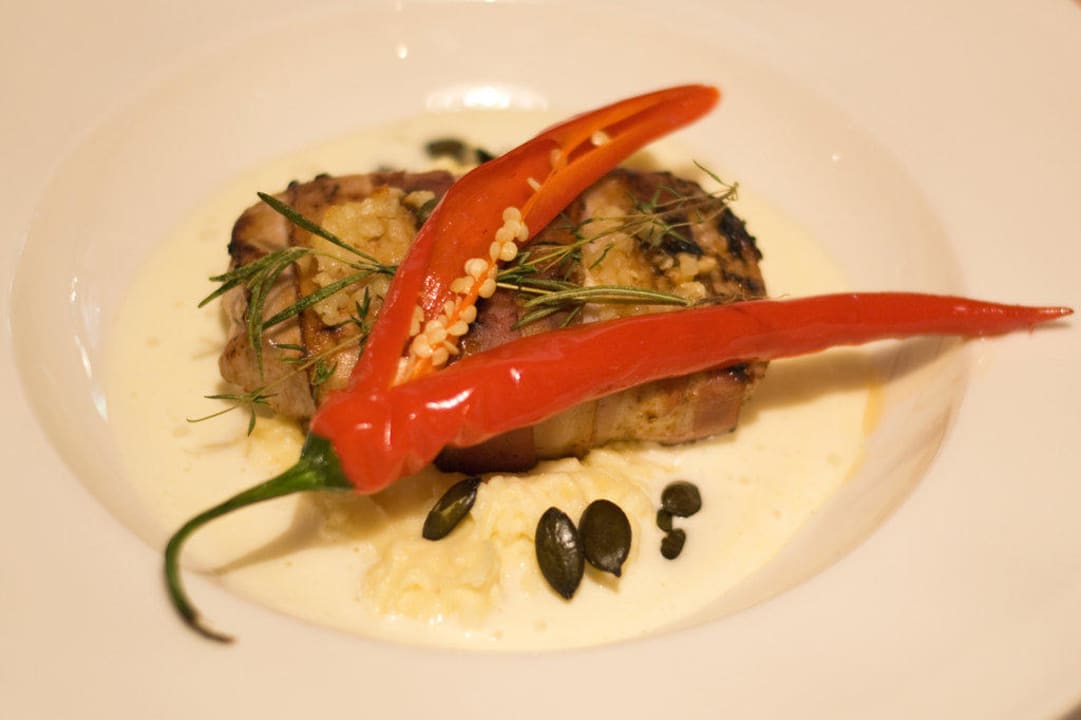 Köstliche Hauptspeise Hotel Brunnenhof