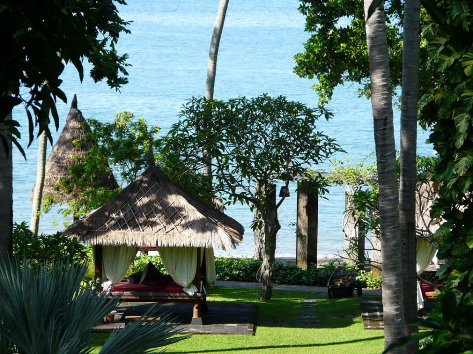 Garten/Meerblick Hotel Sheraton Senggigi Lombok Beach Resort
