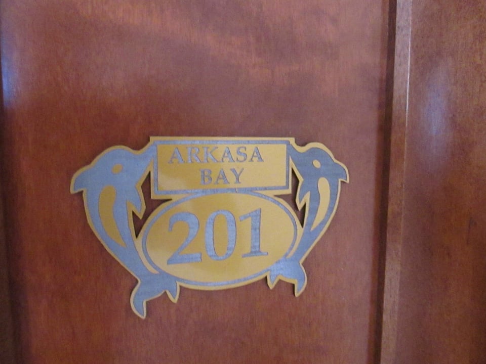 Türschild Arkasa Bay Hotel