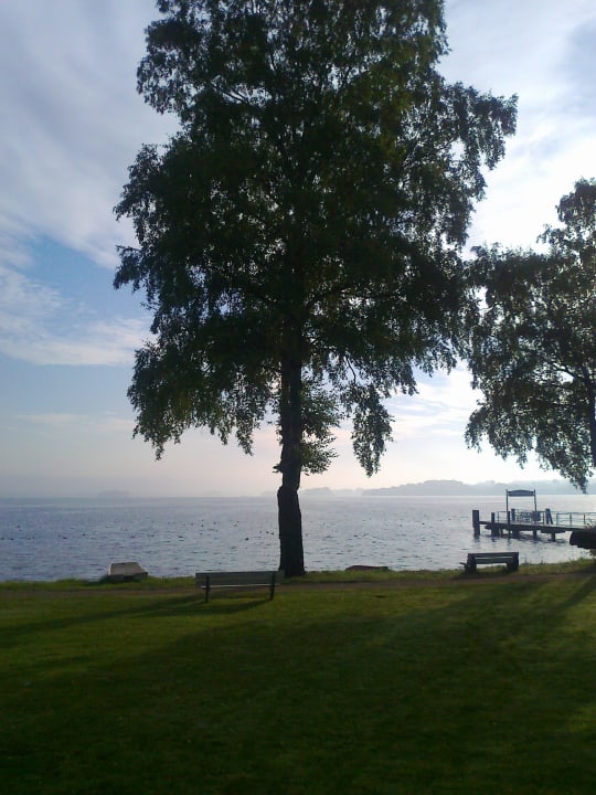 Ausblick aus dem Zimmer Hotel Zur Mühle Am See