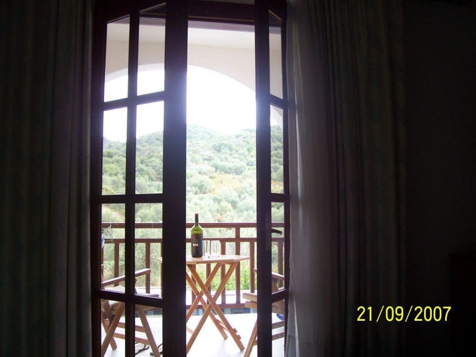 Blick aus dem Zimmer Akrathos Beach Hotel