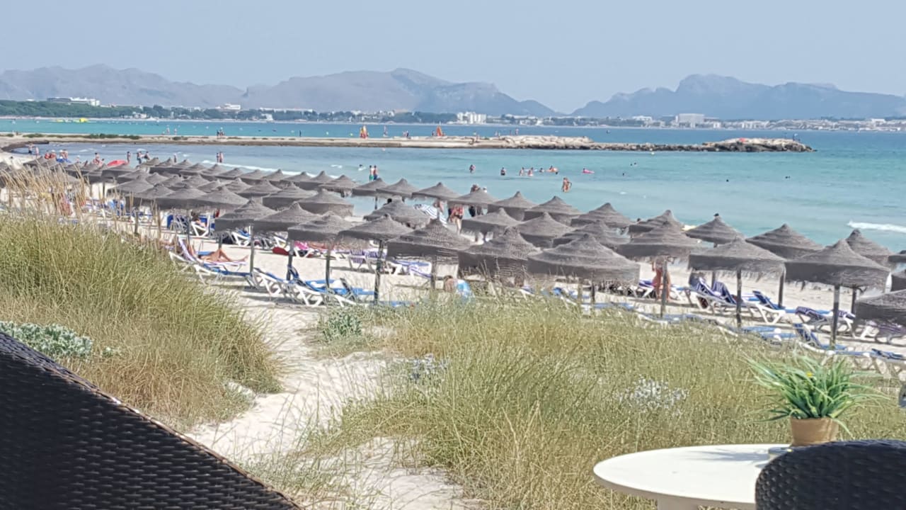 Blick vom Cafe COCO BEACH Traumhaft am Strand  allsun App.-Hotel Orquidea Playa