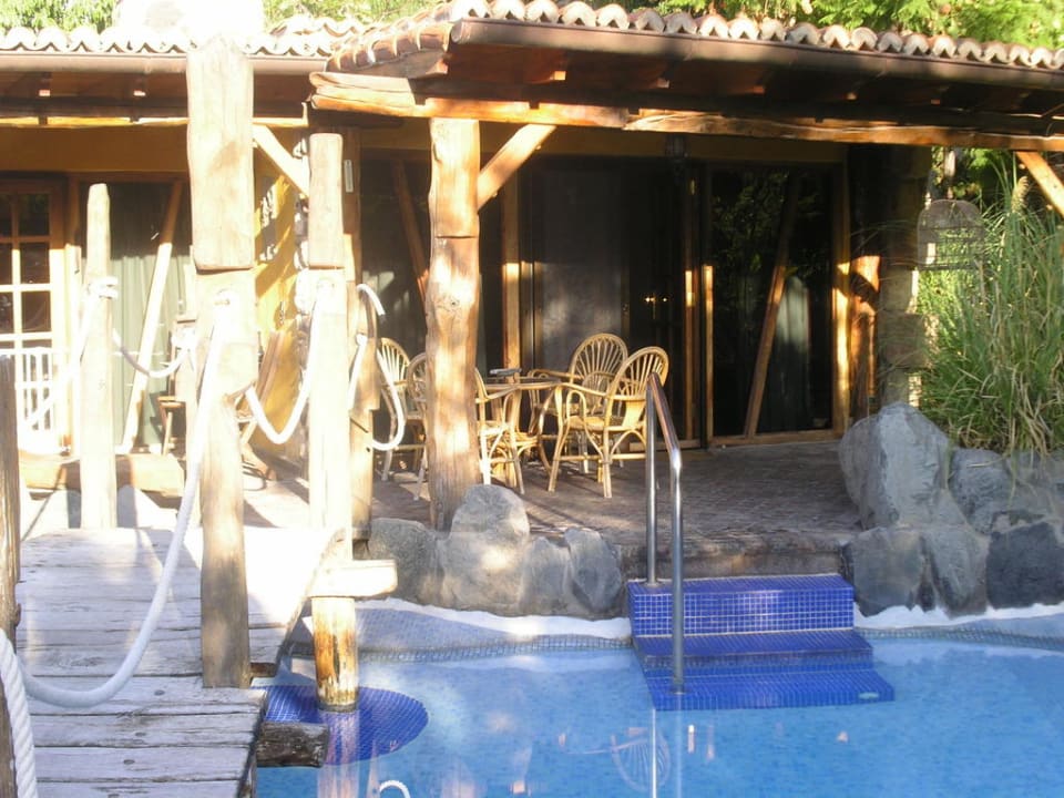 Die Terrasse der Poolhäuser Finca Paraiso