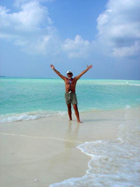 Я на пляже Kuredu Island Resort & Spa