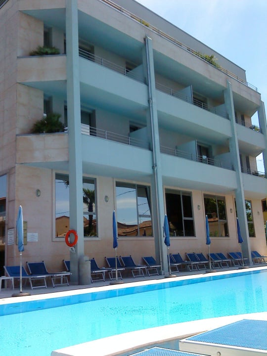 Blick vom Pool Hotel Idania