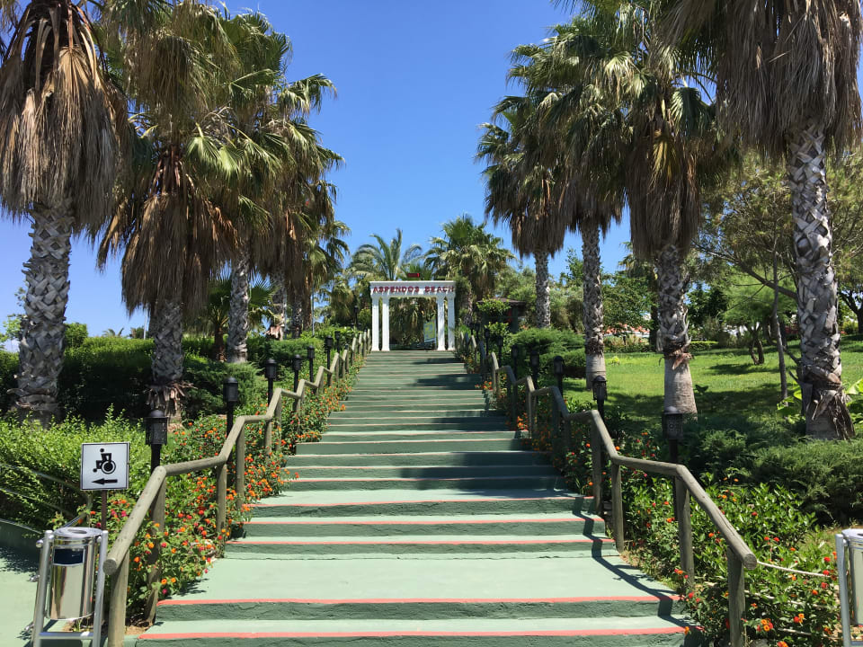 Gartenanlage Trendy Aspendos Beach Hotel