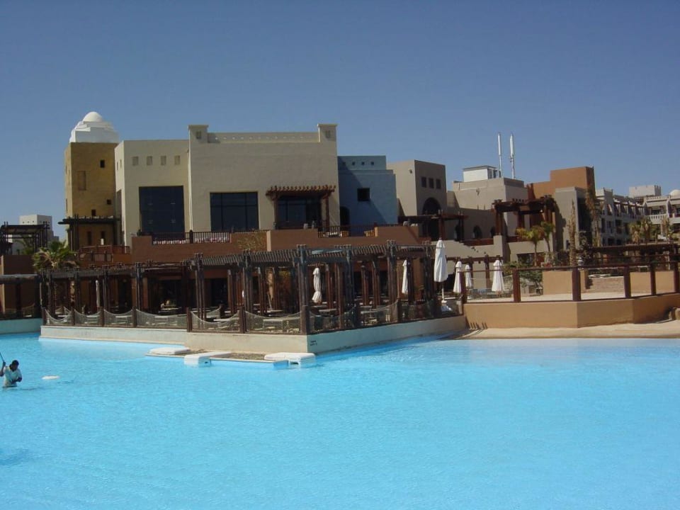 Terrasse vom Hauptrestaurant Pickalbatros Sands Hotel - Port Ghalib