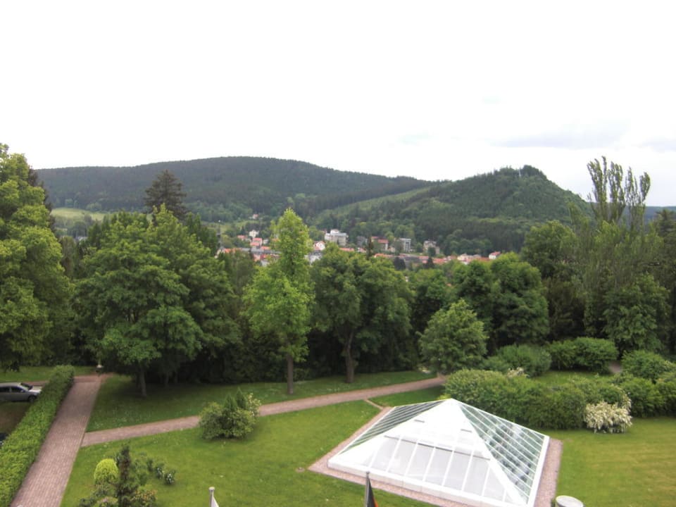 Ausblick von unserem Zimmer H+ Hotel & SPA Friedrichroda