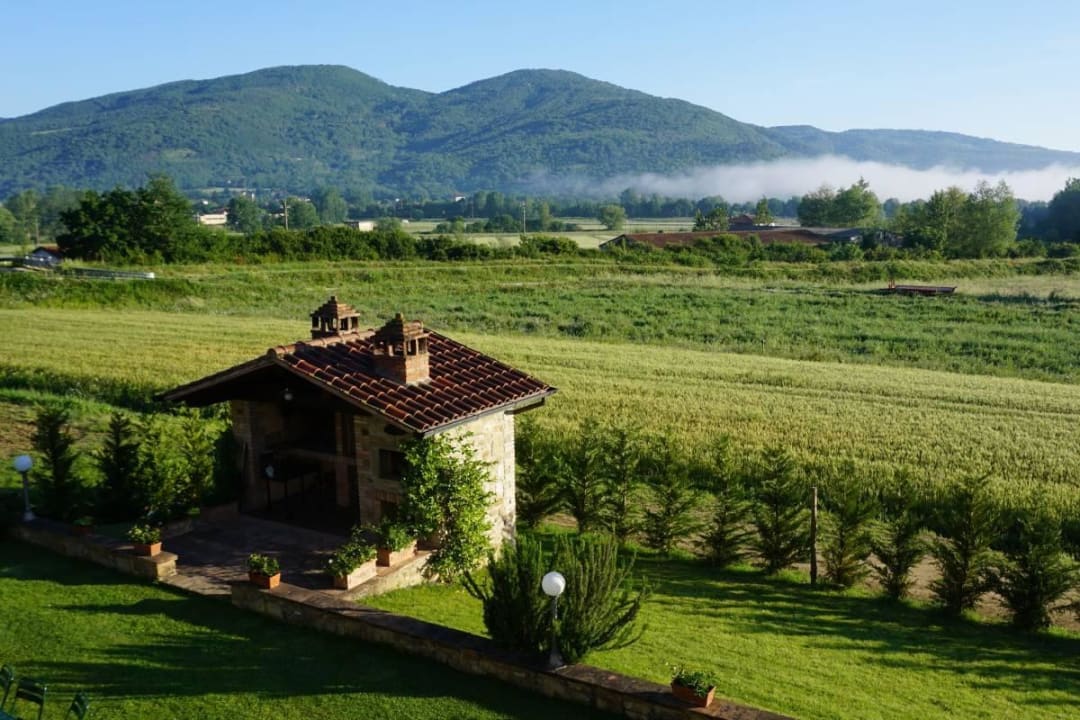 Blick aus der Ferienwohnung Agriturismo Le Fornaci