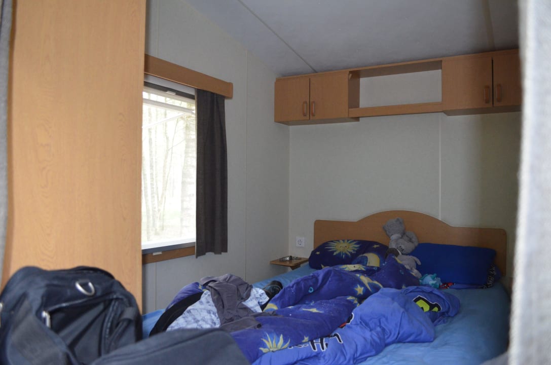 Schlafbereich mit doppel Bett Lake Resort Beekse Bergen