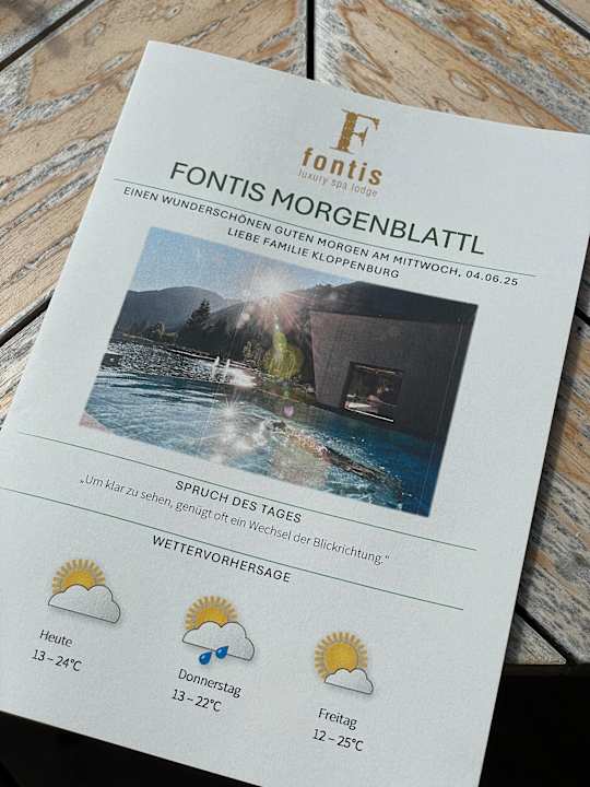 Sonstiges FONTIS luxury spa lodge