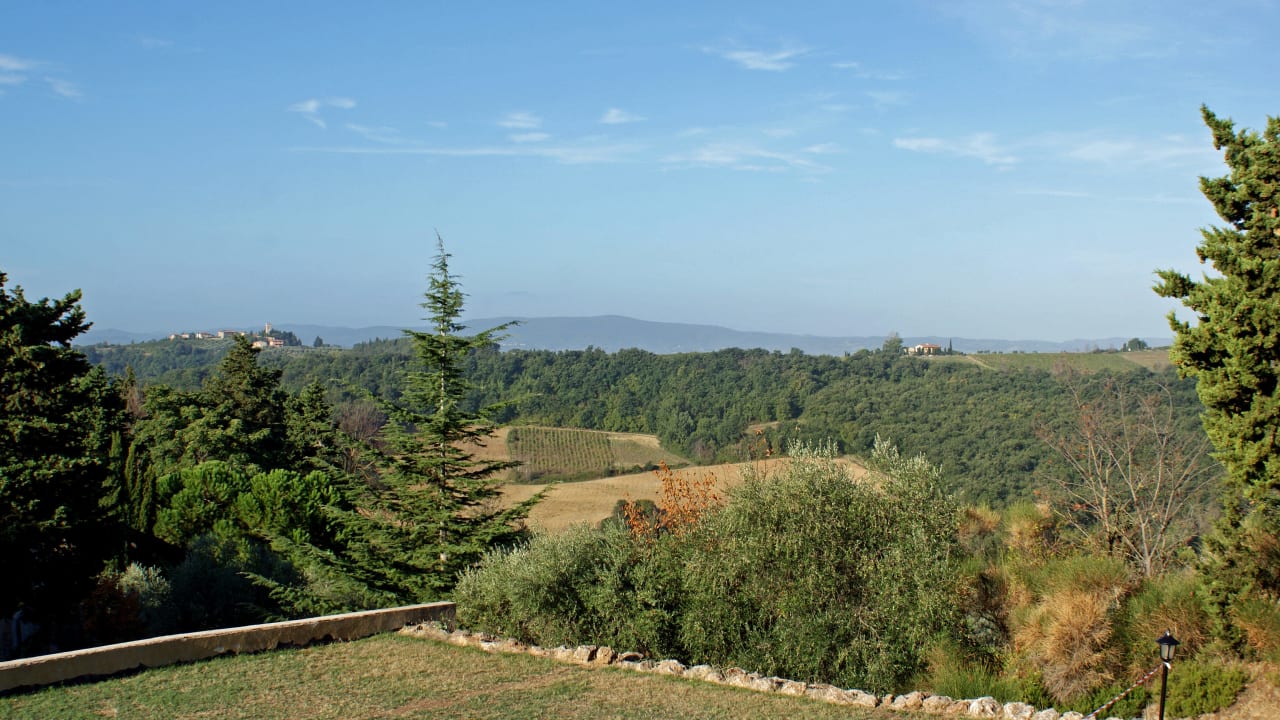 Blick ins Chianti Villa San Filippo