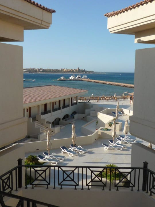 Ausblick Treppenaufgang Cleopatra Luxury Resort Makadi Bay