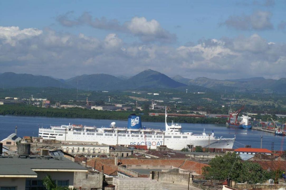 Aussicht vom Casa Granda zum Hafen Casa Granda