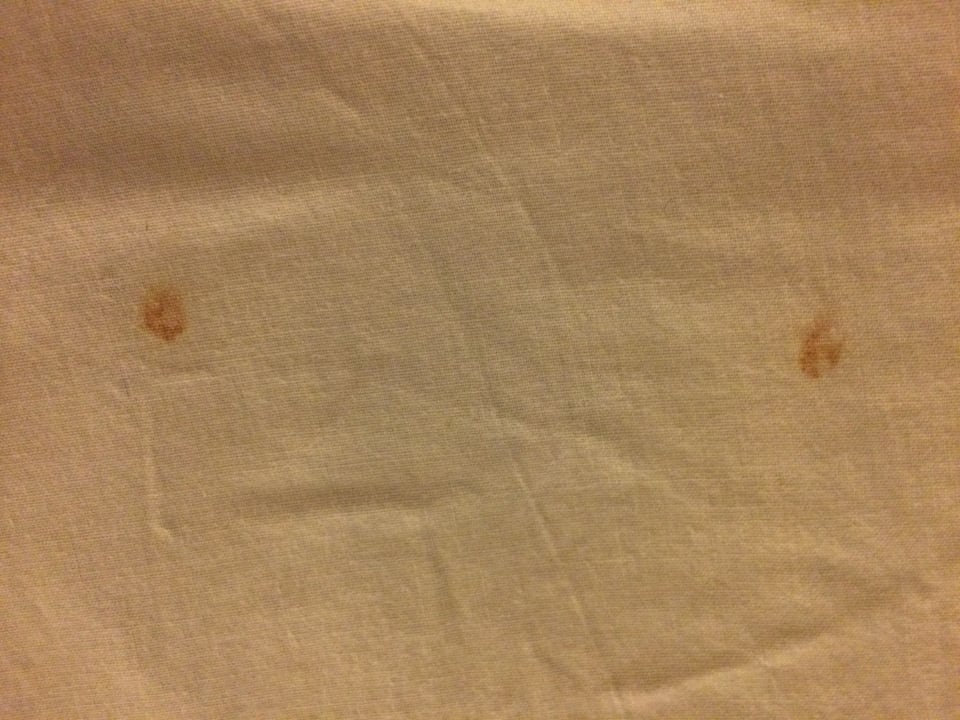 Fleckiges Leintuch. Igittt Wyndham Alltra Samana